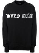 Misbhv 'hardcore' Sweatshirt, Adult Unisex, Size: Large, Black, Cotton/acrylic