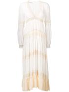 Philosophy Di Lorenzo Serafini Flared Maxi Dress - White