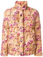 Prada Floral Print Puffer Jacket - Multicolour