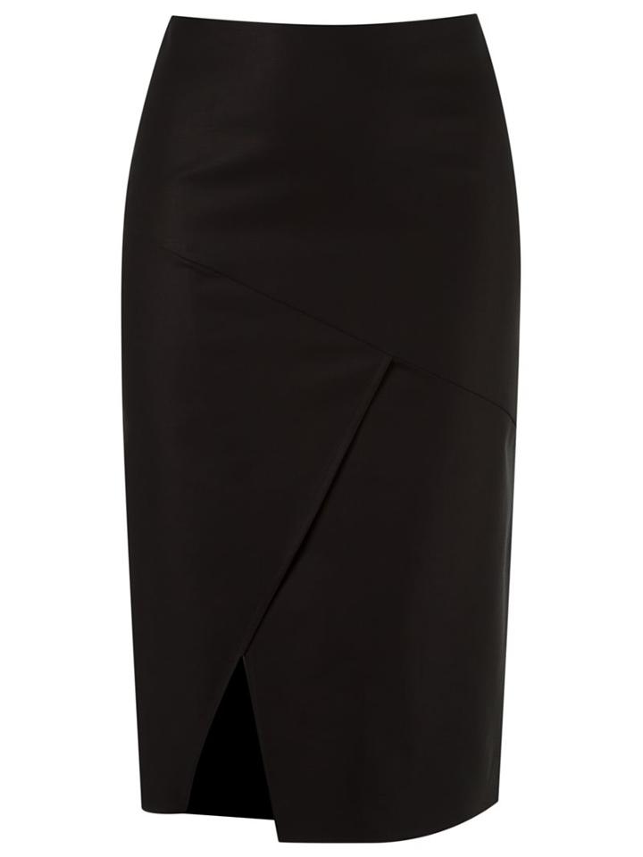 Andrea Marques High-waisted Pencil Skirt, Women's, Size: 38, Black, Cotton