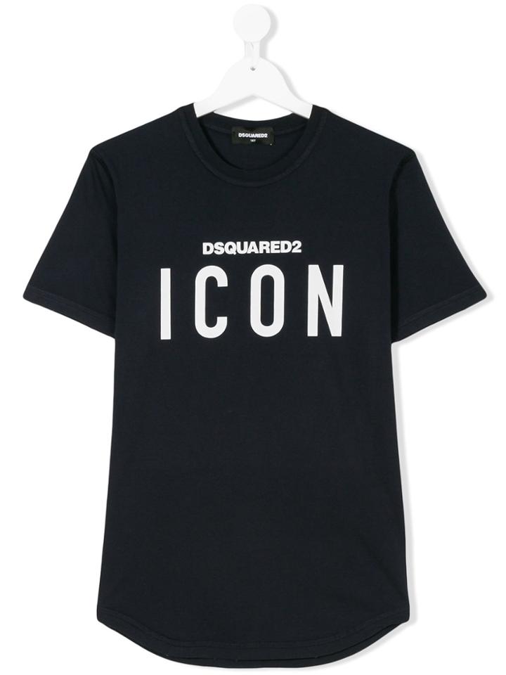 Dsquared2 Kids Teen Branded T-shirt - Blue