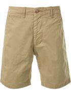 Cityshop Camouflage Detail Shorts, Men's, Size: L, Brown, Cotton