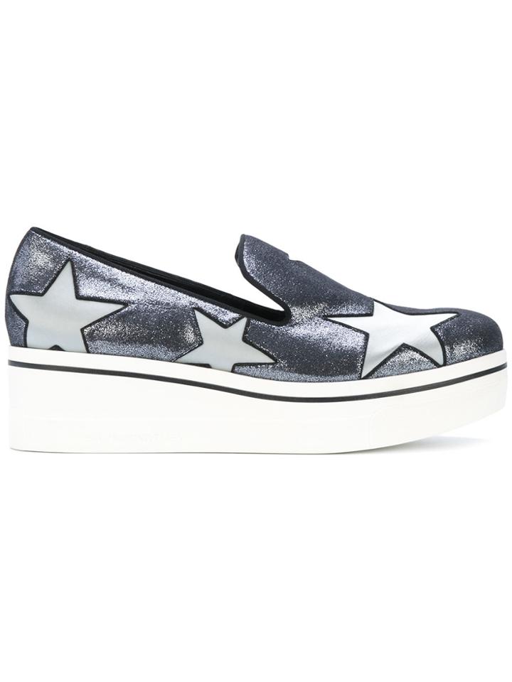 Stella Mccartney Metallic Star Binx Loafers
