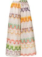 Missoni Mare Patterned Knit Culottes - White