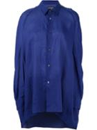 Junya Watanabe Comme Des Garçons 'ramie Lawn' Oversized Shirt