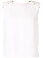 Dice Kayek Crystal Detail Blouse - White