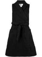 Margaret Howell Tie-waist Wrap Dress - Black