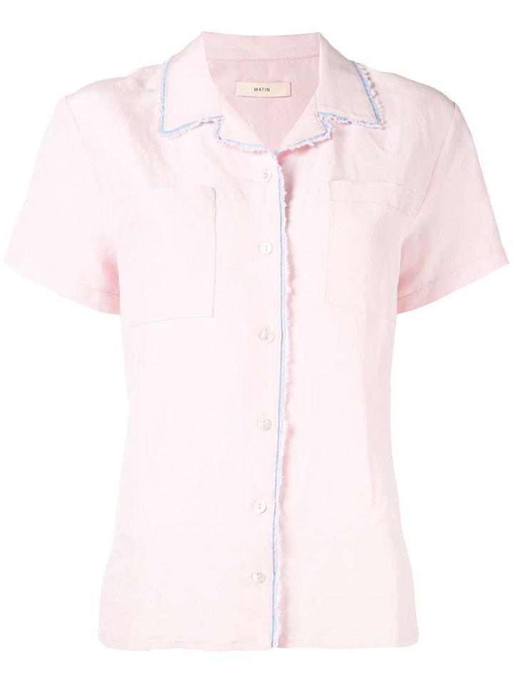 Matin Selvedge Shirt - Pink