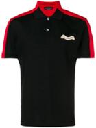 Alexander Mcqueen Logo Patch Polo Shirt - Black