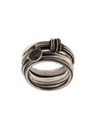 Werkstatt:münchen Knot Detail Ring - Silver