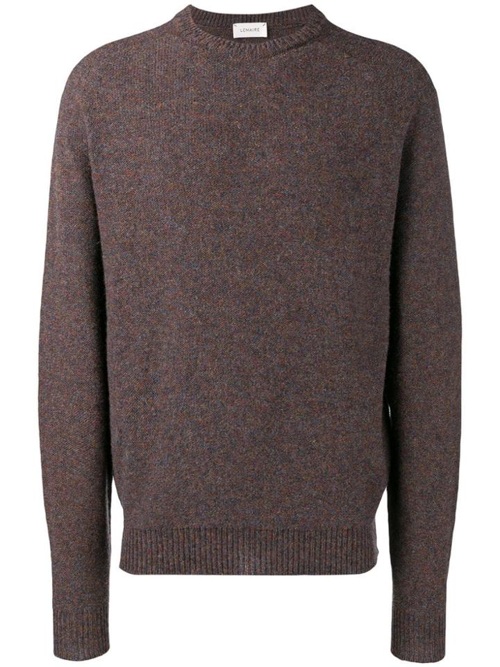Lemaire Crew Neck Sweater - Brown