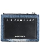 Diesel Front Logo Patched Purse - Blue