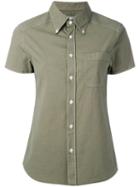 Prada Pre-owned Buttoned Collar Short Sleeve Shirt - Green