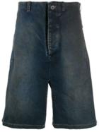 11 By Boris Bidjan Saberi Don't Denim Shorts - Blue