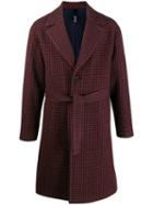 Hevo Double Breasted Coat - Red