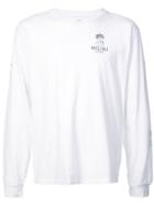 Local Authority Slogan-detail Long-sleeve T-shirt - White