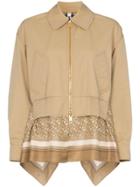 Burberry Scarf Detail Harrington Jacket - Neutrals