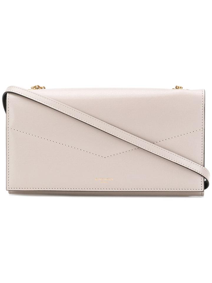 Givenchy Edge Foldover Clutch - Neutrals