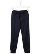 Fendi Kids Side Logo Trousers - Blue
