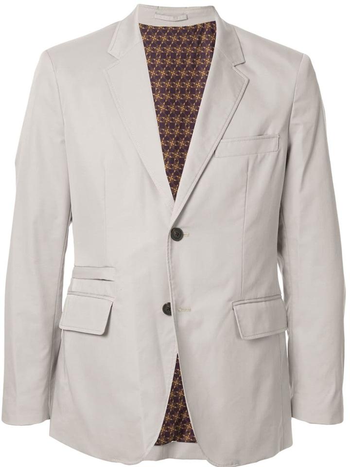 Kent & Curwen Colour Block Blazer - Grey