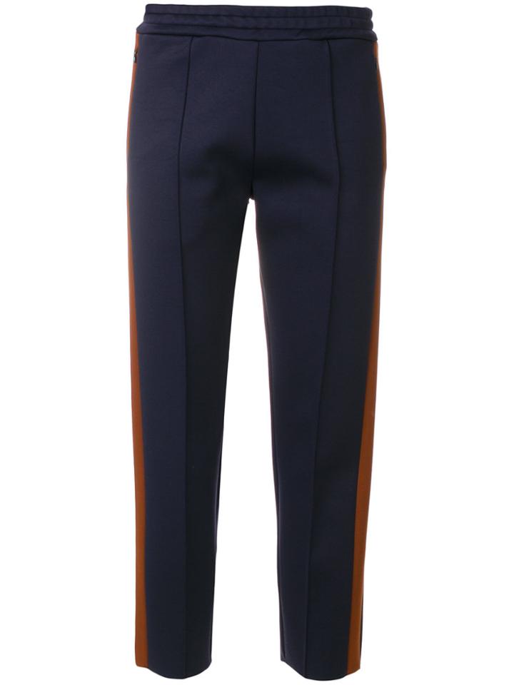 Joseph Contrast Side Panel Trousers - Blue