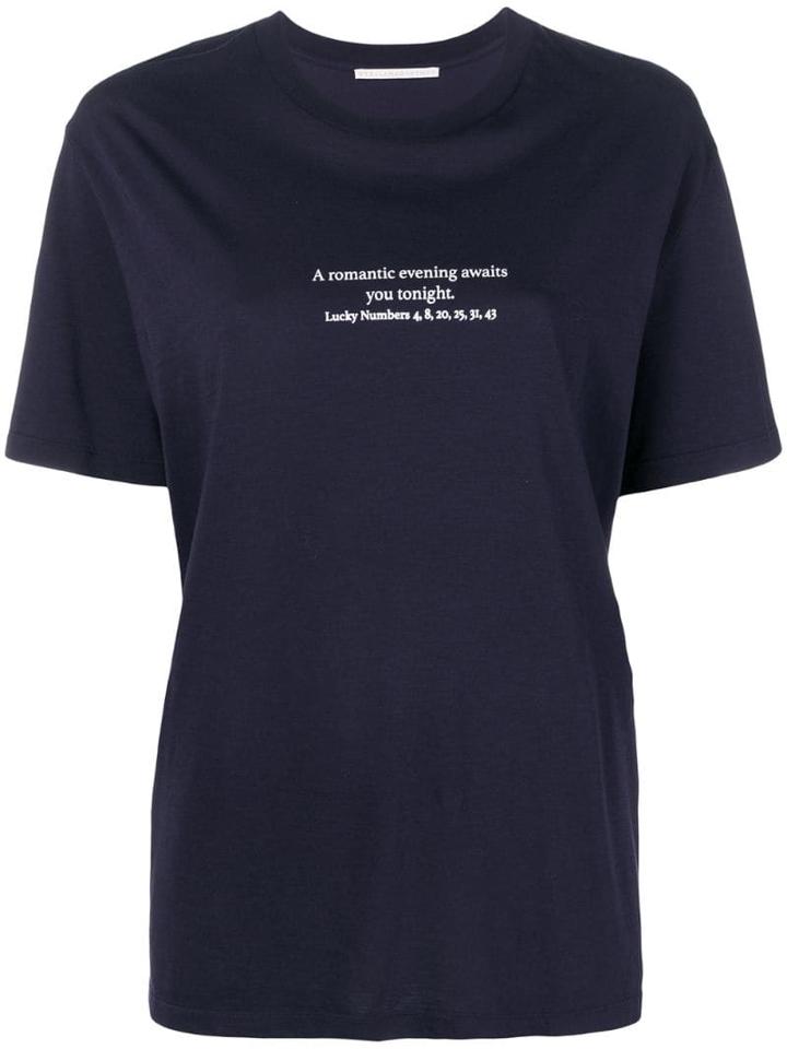Stella Mccartney Lucky Numbers T-shirt - Blue