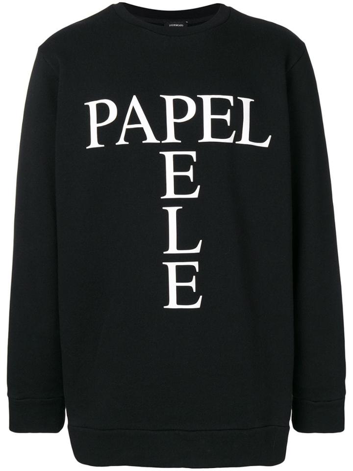 Inês Torcato 'papel/pele' Sweater - Black