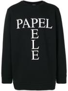 Inês Torcato 'papel/pele' Sweater - Black