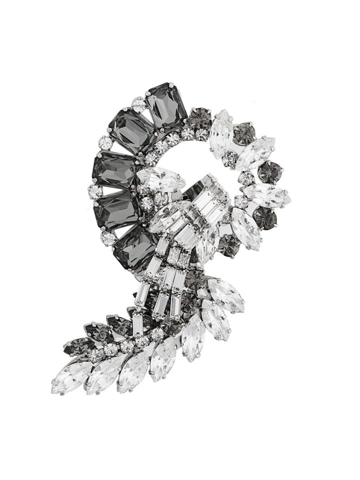 Alberta Ferretti Detailed Brooch - Metallic
