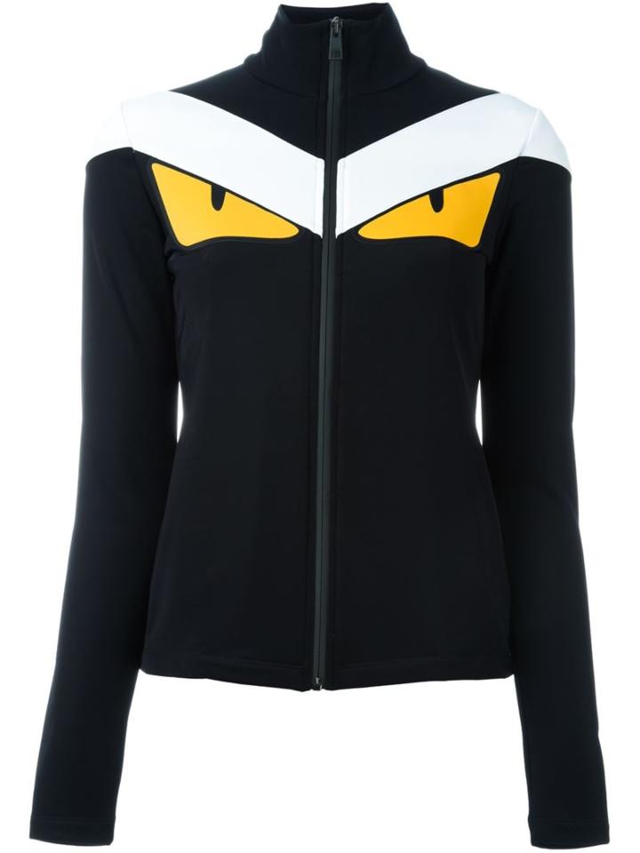 Fendi Bag Bugs Zipped Sweatshirt