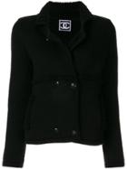 Chanel Pre-owned Sports Line Textured Double Breasted Jacket - Blue