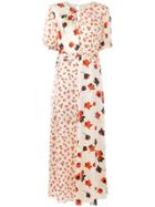 Self-portrait Mixed Floral Print Dress - Yellow