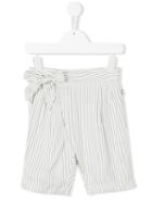 Dkny Kids - Striped Shorts - Kids - Cotton/viscose - 12 Yrs, White