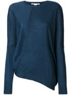 Stella Mccartney Draped Sweater - Blue