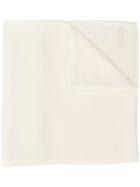 Givenchy Logo Knitted Scarf - White