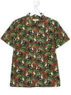 Stella Mccartney Kids Palm Tree Print Shirt, Boy's, Size: 14 Yrs, Green