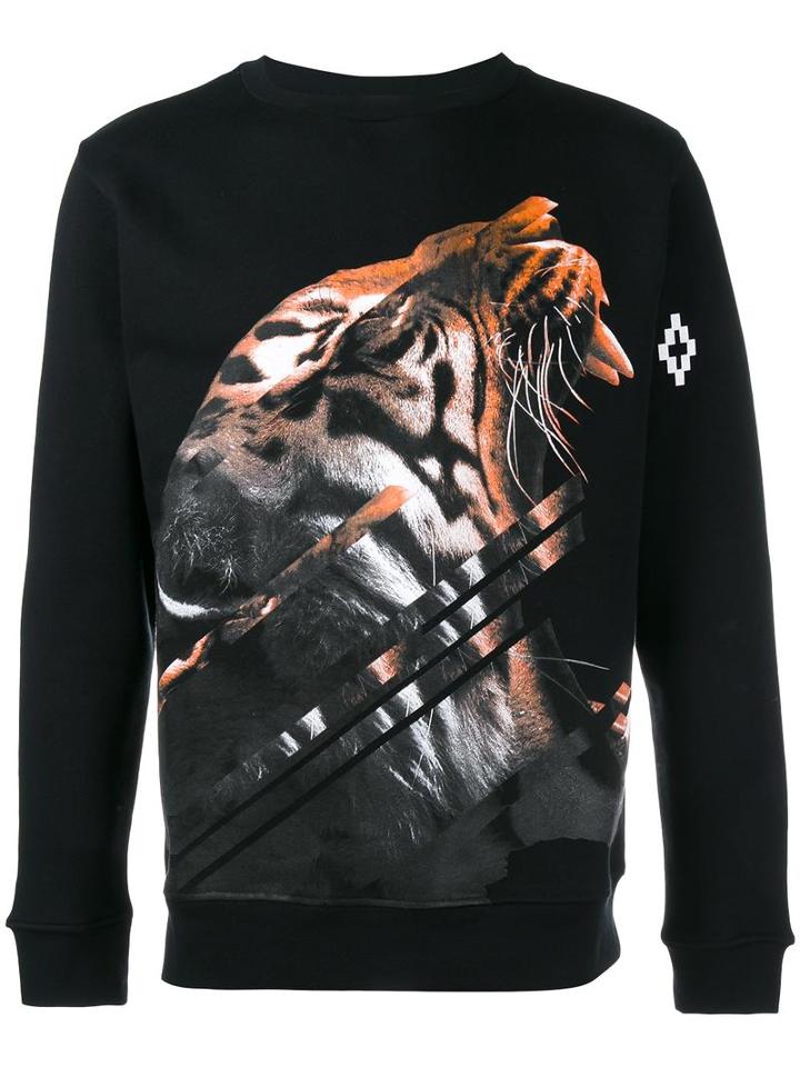 Marcelo Burlon County Of Milan 'quebradas' Sweatshirt, Men's, Size: Xl, Black, Cotton
