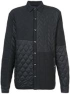 Mostly Heard Rarely Seen Quilted Shirt Jacket - Black