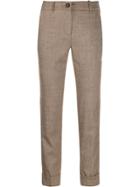 Peserico Slim Fit Chinos - Brown