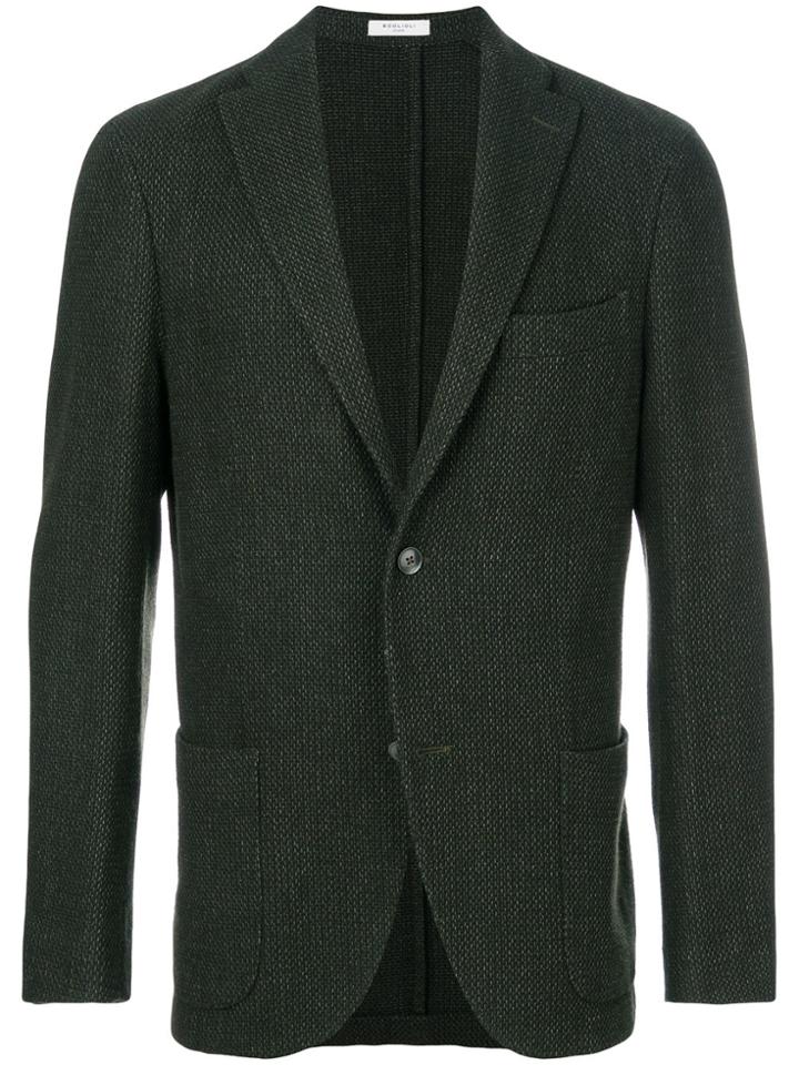 Boglioli Slim-fit Woven Blazer - Green