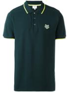 Kenzo Mini Tiger Polo Shirt, Size: Xxl, Green, Cotton