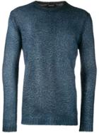 Avant Toi Textured Sweatshirt - Blue