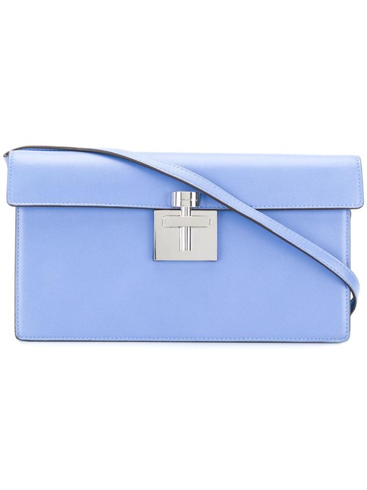 Oscar De La Renta Alibi Clutch Bag - Blue