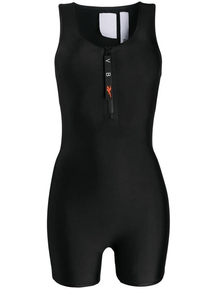 Reebok X Victoria Beckham Fitted Performance Playsuit - Black