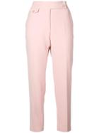 Veronica Beard Mid-rise Skinny Trousers - Pink