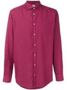 Massimo Alba - Classic Shirt - Men - Cotton/modal - M, Pink/purple, Cotton/modal
