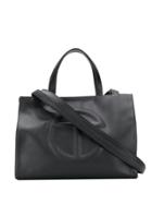 Telfar Embossed Logo Tote Bag - Black