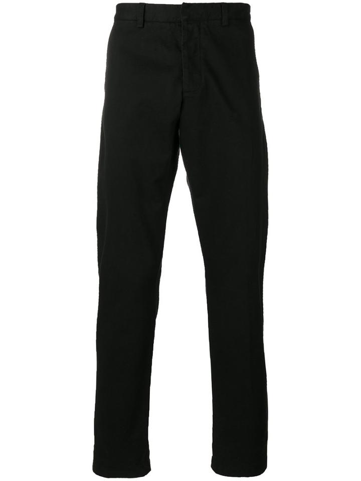Ami Alexandre Mattiussi - Chino Trousers - Men - Cotton/spandex/elastane - L, Black, Cotton/spandex/elastane