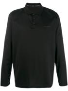 Karl Lagerfeld Logo Patch Polo Shirt - Black