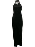 Balmain Sequin Embellished Sleeveless Dress - Black